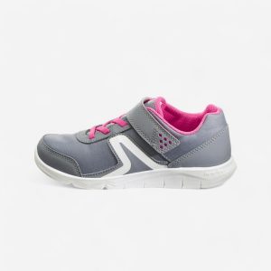 chaussures-marche-enfant-pw-100-gris-slash-rose
